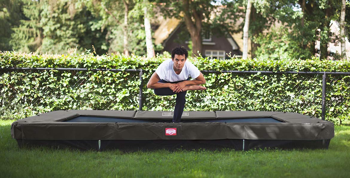 BERG ULTIM CHAMPION INGROUND Sport/sieť Deluxe, 330x220 cm, šedá – Obrázok 3